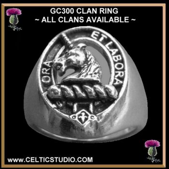 GC300 SCOTTISH CLAN RING