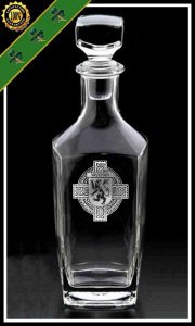 IRISH BADGE DECANTER